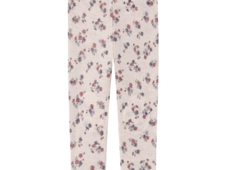 Name It Lilac Ash Wang Uld Needle Leggings Noos on Sale