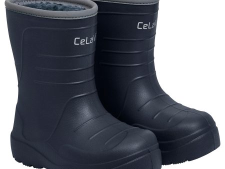 CeLaVi Navy Termostøvler - Embossed on Sale