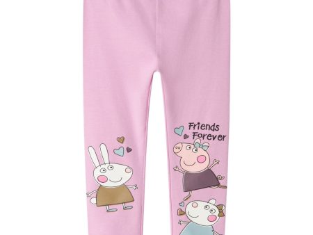 Name It Pastel Lavender Amma Peppa Pig Leggings For Discount