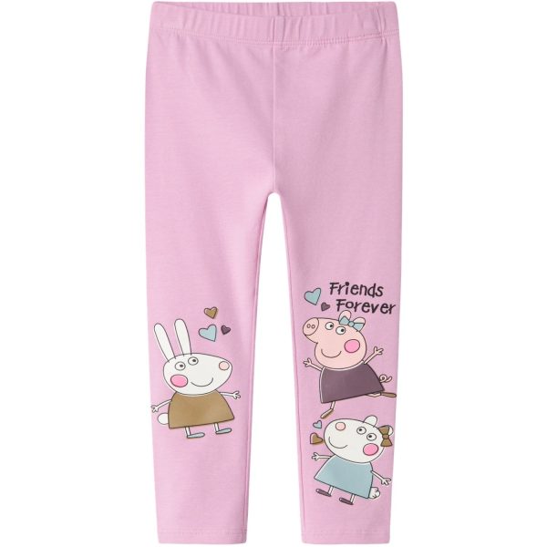 Name It Pastel Lavender Amma Peppa Pig Leggings For Discount