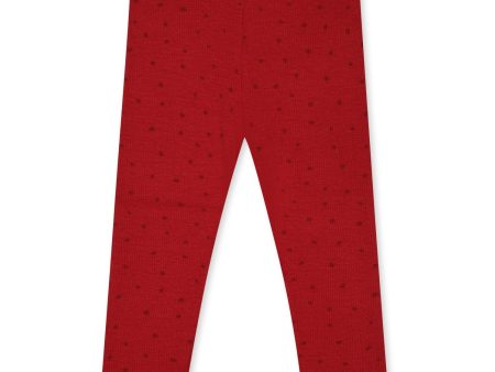 Petit Piao Chili Pepper Dot Leggings Modal Dot Discount