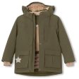 Mini A ture Olive night Kastorio Fleece Vinterjakke Discount