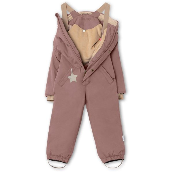 Mini A ture Light plum Wanni Fleece Flyverdragt Sale