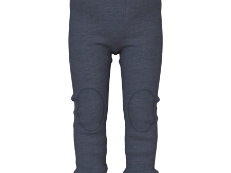 Name It Ombre Blue Wang Uld Needle Long Johns Solid Noos Discount