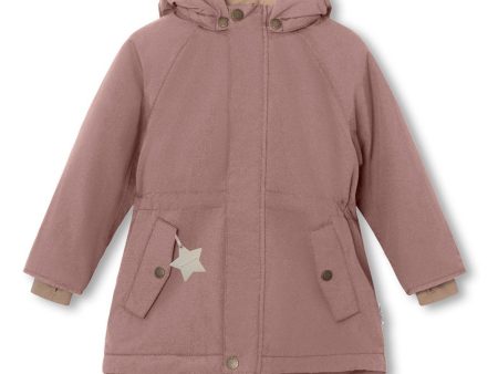 Mini A ture Light plum Vikania Fleece Vinterjakke For Discount