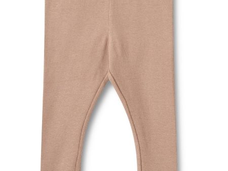 Wheat Nougat Rose Rib Leggings Maddy Online Hot Sale