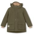 Mini A ture Olive night Kastorio Fleece Vinterjakke Discount