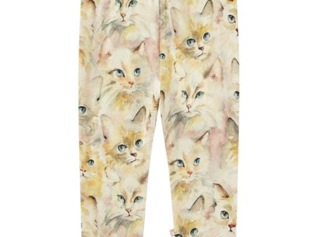 Molo Aquarelle Cats Stefanie Leggings on Sale