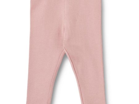 Wheat Rose Frost Rib Leggings Maddy For Cheap