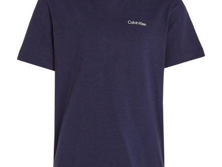 Calvin Klein Peacoat Chest Inst.Logo T-Shirt Hot on Sale