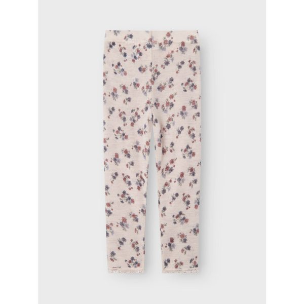 Name It Lilac Ash Wang Uld Needle Leggings Noos on Sale