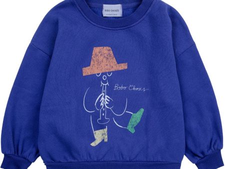 Bobo Choses Blue Magic Flute Player Sweatshirt Hot on Sale