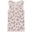 Name It Lilac Ash Aop Wang Uld Needle Tank Top Noos Cheap