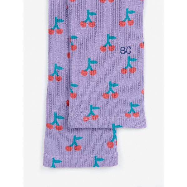 Bobo Choses Lavender Bobo Cherry All Over Leggings For Cheap