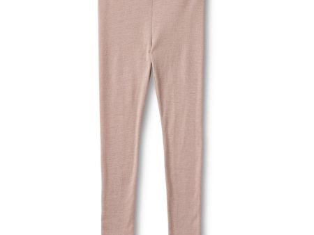 Wheat Dry Rose Wool Leggings Agi For Sale