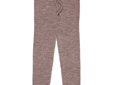 Copenhagen Colors Natural Melange Merino Classic Rib Leggings on Sale