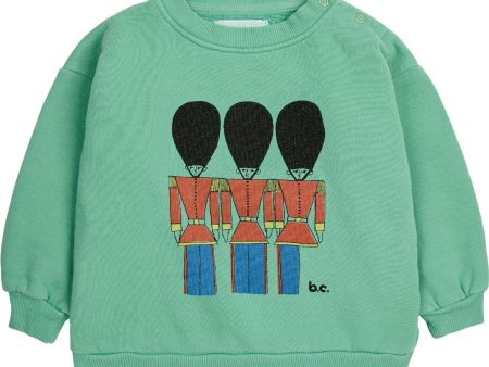 Bobo Choses Green Little Tin Soldiers Sweatshirt Online