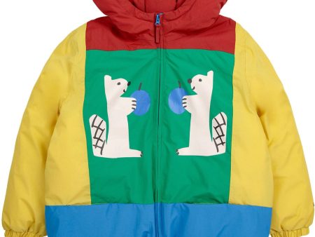 Bobo Choses Multicolor Hungry Squirrel Color Block Anorak Online Sale