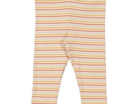 MarMar Modal Rib Autumn Stripe Mix Leg Leggings Cheap