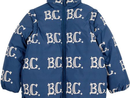 Bobo Choses Midnight Blue B.C Vintage All Over Padded Anorak For Cheap