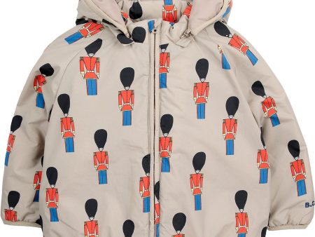 Bobo Choses Beige Little Tin Soldiers All Over Padded Jakke Discount