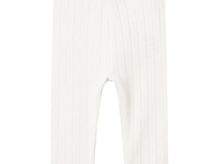 Lil Atelier Coconut Milk Rachel Nis Slim Leggings Noos Online now