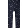 Name It Dark Sapphire Hearts Vivian Glitter Leggings Discount