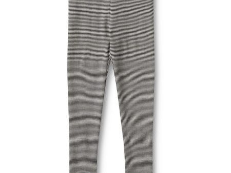 Wheat Navy Stripe Wool Leggings Agi Online Hot Sale