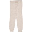 Copenhagen Colors Pale Cream Melange Merino Classic Rib Leggings Online